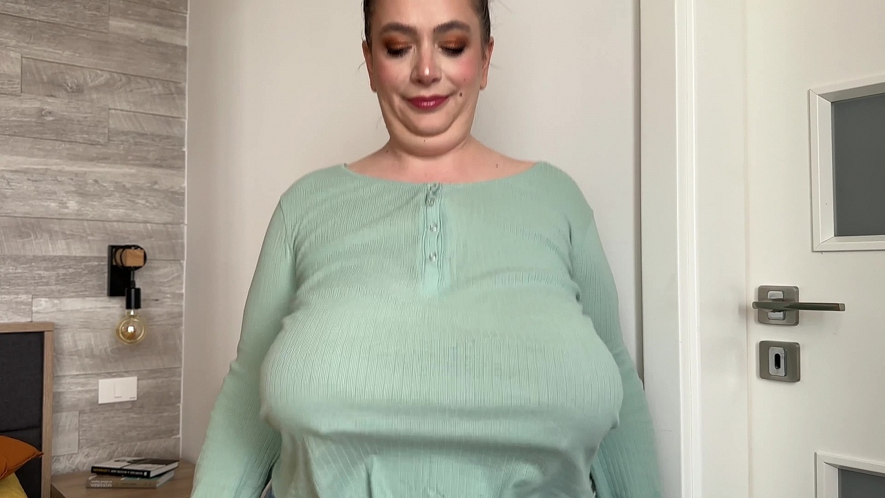 Divine Breasts | Mia Shaking and Sucking Big Tits